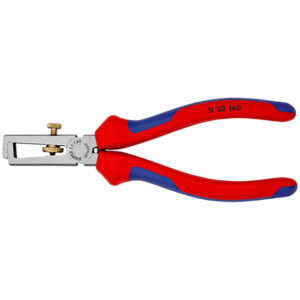 Pince à dénuder 160 mm pour câbles jusqu à 10 mm² avec poignées bi matière