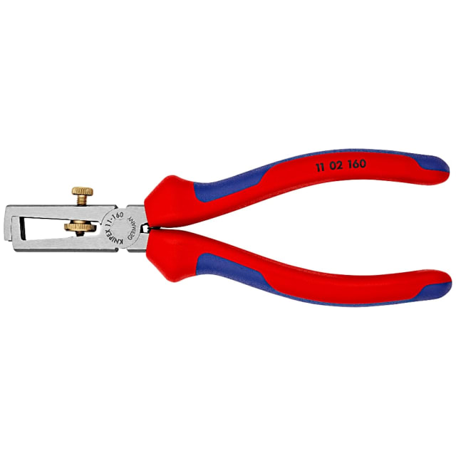 KNIPEX Pince à dénuder 11 02 160 Pince à dénuder 160 mm pour câbles jusqu à 10 mm² avec poignées bi matière