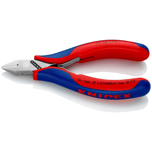 Pince coupante de côté électronique tête pointue 115 mm – Image 1