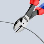 KNIPEX - Pince coupante de côté forte démultipl., polie + gaine bi-matière, 250mm - 74 02 250 – Image 4