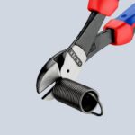 KNIPEX - Pince coupante de côté forte démultipl., polie + gaine bi-matière, 250mm - 74 02 250 – Image 5