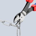 KNIPEX - Pince coupante de côté forte démultipl., polie + gaine bi-matière, 250mm - 74 02 250 – Image 6
