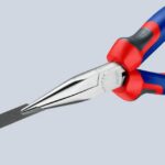 KNIPEX - Pince pour téléphone à becs demi-ronds, chromée + gaines bi-matière, 160mm - 29 25 160 – Image 4