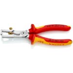 KNIPEX - StriX pince à dénuder & coupe-câbles VDE chromée Ø 5mm 10mm² longueur 180mm - 13 66 180