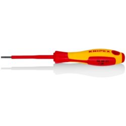 Détails visibles de Tournevis plat isolé VDE 1000V 0,4 x 2,5 mm 98 20 25 pour Tournevis