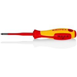 Détails visibles de Tournevis cruciforme Pozidriv PZ1 isolé VDE 1000V SL pour Tournevis