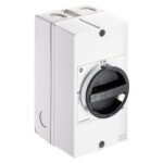 KRAUS & NAIMER - Int. Gén. - 3P 0-1 32A Boitier IP66/67 Man.Cadenas 1NO/1N - 70021928