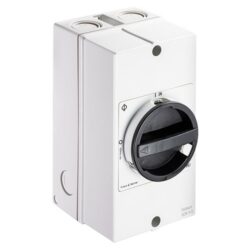 KRAUS & NAIMER - Int. Gén. - 3P 0-1 32A Boitier IP66/67 Man.Cadenas 1NO/1N - 70021928