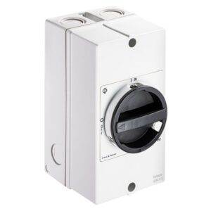 KRAUS & NAIMER - Int. Gén. - 3P 0-1 32A Boitier IP66/67 Man.Cadenas 1NO/1N - 70021928