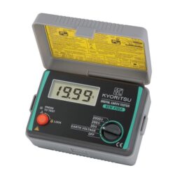 Mesureur de résistance de terre numérique 4105A avec écran LCD et sélecteur rotatif