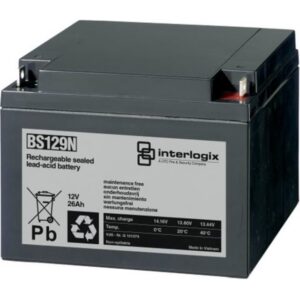 Kidde Commercial - Batterie 12V - 26 Ah (166x175x125mm) VDS: G 101079 - BS129N