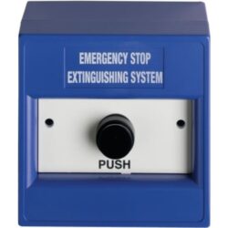 Kidde Commercial - Bouton poussoir bleu complèt+brise vitre - DM700B03-KITR