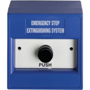 Kidde Commercial - Bouton poussoir bleu complèt+brise vitre - DM700B03-KITR
