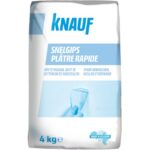 Knauf - Plâtre à durcissement rapide - Plâtre rapide -sac 4kg - 00094639