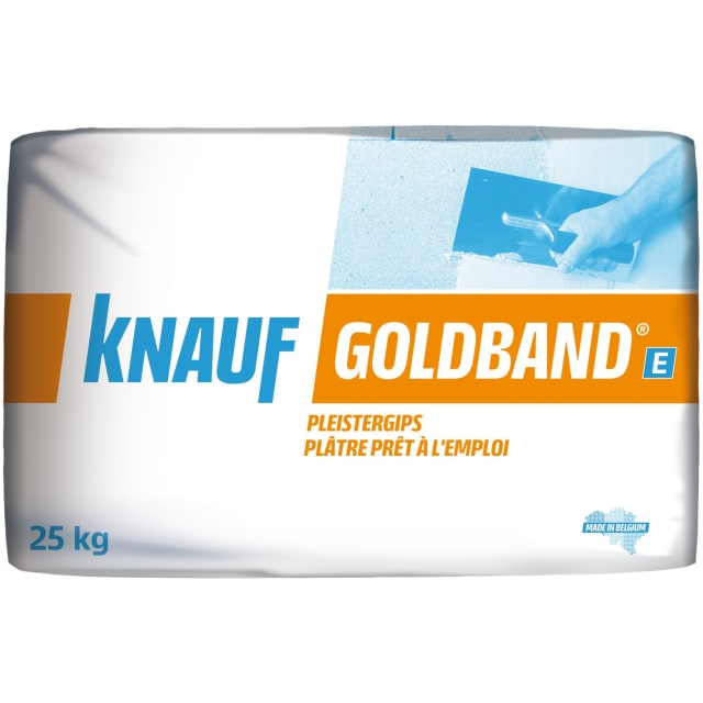 Knauf - Plâtre pour murs et plafonds - Goldband - sac 25kg - 00856789 Knauf - Plâtre pour murs et plafonds - Goldband - sac 25kg - 00856789