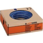 LAPP CABLE - VTBs H05V-K fil pvc souple 500v Eca 70°c bleu foncé/blanc 1mm² - 4510923/100