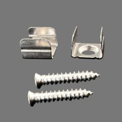 LEDLAB - FIXATION CLIPS SET FOR SKAB PROFILE 8X8 - SS304 - SS 316 - 804003120020