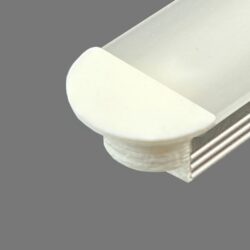 LEDLAB - MODEL 11 ENDCAP FOR SKAB PROFILE 8X6 - WHITE WITH HOLE - 003111258101