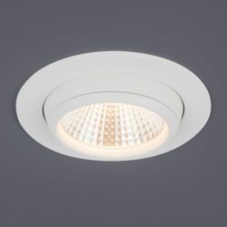 LEDLAB - Splendor round LED 8W 2700K 40° IP20 CRI90 orientable blanc 230V - SPLERODIWWWWHST