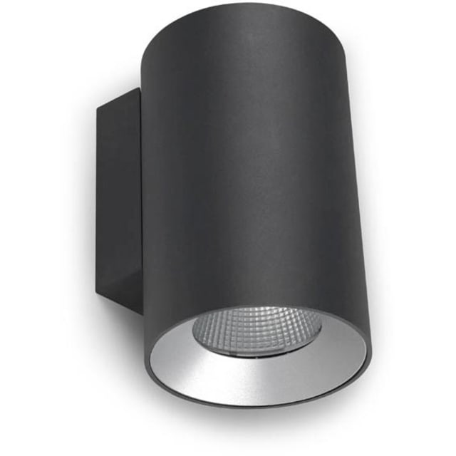 LEDS-C4 - Structure IP55 Cosmos Wall Fixture ø106 One Emission Aluminium Urban grey IK06 - 05-9952-Z5-CL LEDS-C4 - Structure IP55 Cosmos Wall Fixture ø106 One Emission Aluminium Urban grey IK06 - 05-9952-Z5-CL