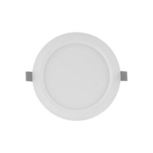 Downlight LED encastrable rond blanc 12 W 3000 K avec ressorts de fixation latéraux