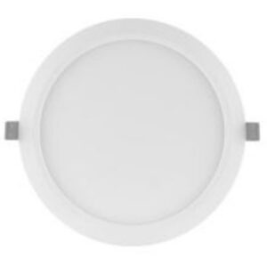 Downlight LED rond blanc slim 12 W 4000 K avec ressorts de fixation latéraux
