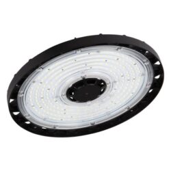 Cloche LED industrielle 93W 4000K IP65, configuration visible