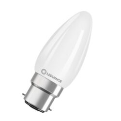 Ampoule LED bougie dépolie dimmable 4,8W 2700K culot B22d