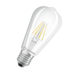 LEDVANCE - LED CLASSIC EDISON DIM CRI 90 S 5.8W 940 Clear E27 - 4099854062483