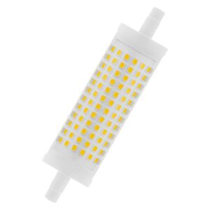 Ampoule LED R7s double culot 18,2W 827 corps rectangulaire LED blanc