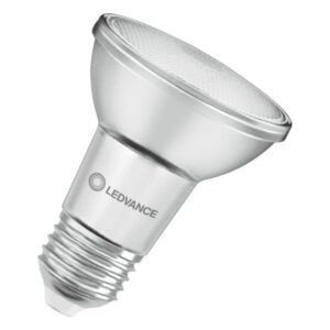 Ampoule réflecteur PAR20 E27 dimmable 6,4W 927 finition argentée