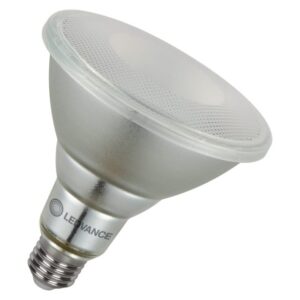 Ampoule LED PAR38 culot E27 13,5W finition argentée IP65