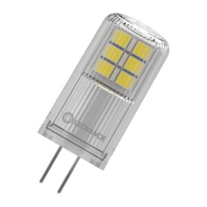 Ampoule LED G4 12V transparente 2,2W avec culot PIN28 P et LED SMD visibles