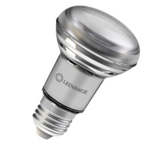 Ampoule LED réflecteur R63 dimmable 4,9W culot E27 finition argentée