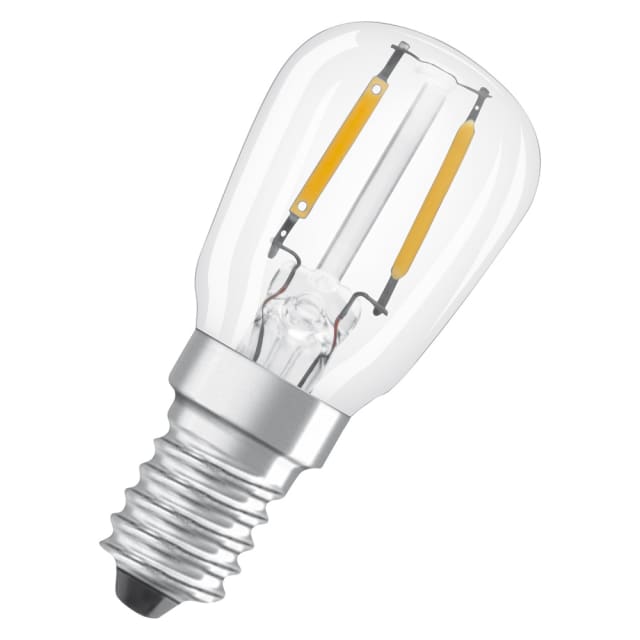 LEDVANCE Ampoule LED réfrigérateur T26 E14 Ampoule LED transparente T26 culot E14 1,3 W 827 pour réfrigérateur