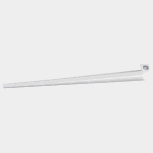 Réglette LED compacte 1200 mm 20 W 4000 K avec boîtier blanc et forme linéaire