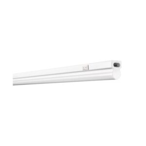 Réglette LED compacte blanche 1200 mm avec interrupteur 14 W 3000 K