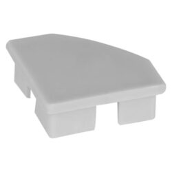 Embout pour profilé moyen ruban LED, configuration visible