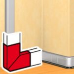 LEGRAND - Angle plat 50x105 cv.65mm DLP alu - 011242