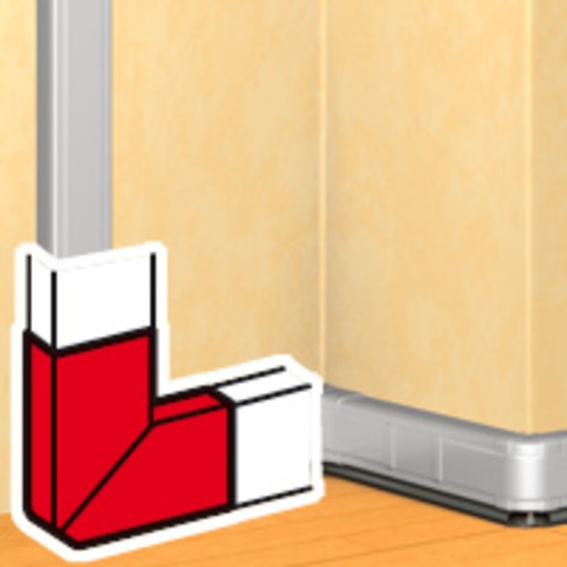 LEGRAND - Angle plat 50x105 cv.65mm DLP alu - 011242 LEGRAND - Angle plat 50x105 cv.65mm DLP alu - 011242