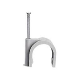 LEGRAND - Attache Fixfor câble rond 16mm gris RAL 7035 - pointe 40 mm - 031532