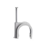 LEGRAND - Attache Fixfor câble rond 22mm gris RAL 7035 - pointe 50 mm - 031535
