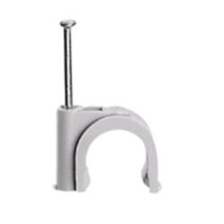 LEGRAND - Attache Fixfor câble rond 5 mm gris RAL 7035 - pointe 20 mm - 031524