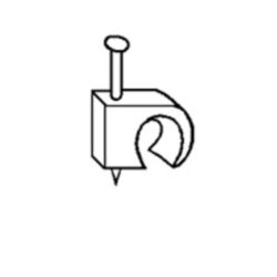 LEGRAND - Attache Multifix câble 10 à 14 noir - pointe longueur 30 mm - 031585