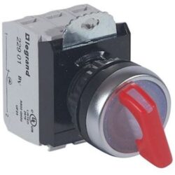 LEGRAND - B-tourn.compl.NO/NC rouge manette 2p.fix - 023761