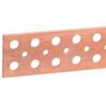 LEGRAND - Barre cuivre 75x5mm - l=1750mm à trous lisses - 950/850A - 037459