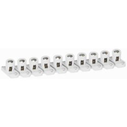 LEGRAND - Barrette 10 bornes séparables cap. 2 x 10 mm² - avec pattes - 034001