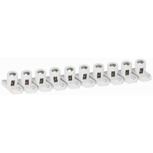 LEGRAND - Barrette 10 bornes séparables cap. 2 x 10 mm² - avec pattes - 034001