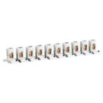 LEGRAND - Barrette 10 bornes séparables cap. 2 x 16 mm² - avec pattes - 034002