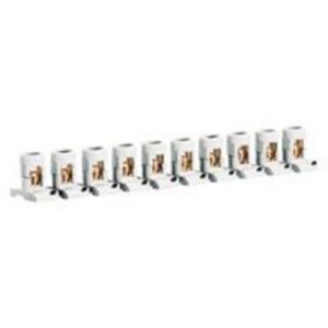 LEGRAND - Barrette 10 bornes séparables cap. 2 x 25 mm² - avec pattes - 034003
